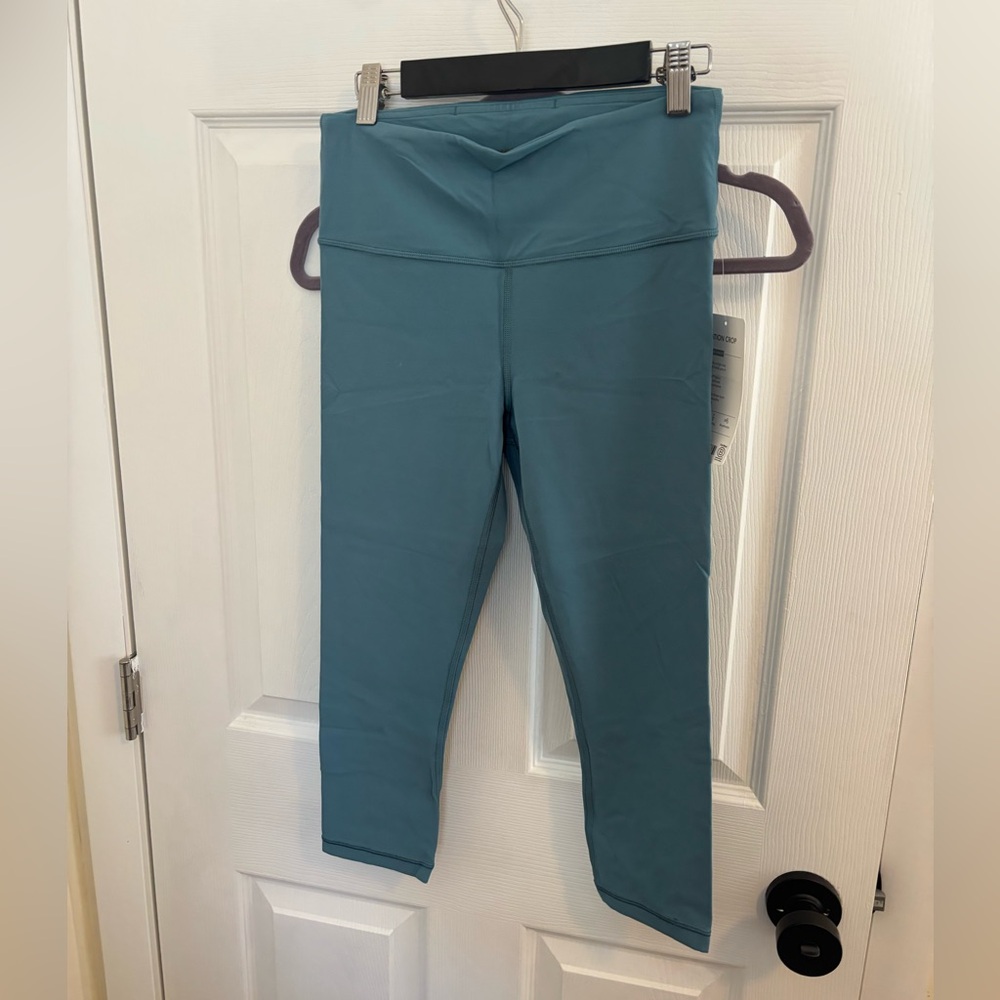 Athleta Elation Crop Teal Small Tall
